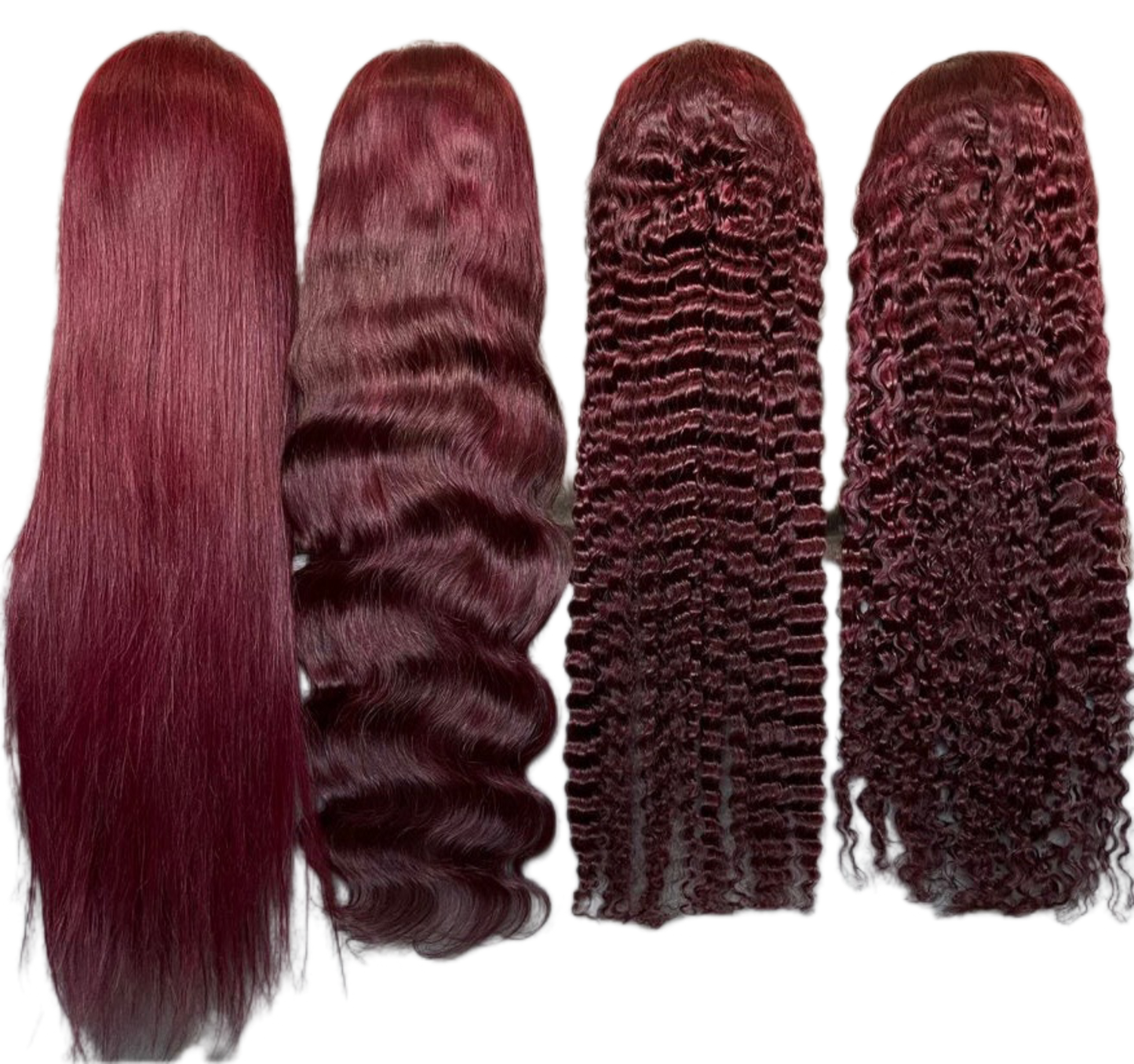 Colored Wigs 13 x 4 Transparent